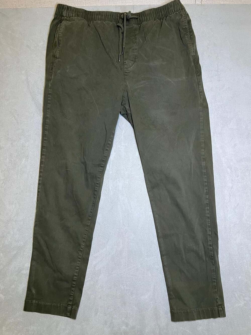 Express Olive Green Chino Joggers Size L